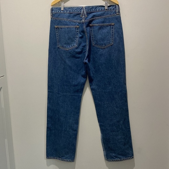 SLVRLAKE London Jeans Re-work Paneled 2 Tone Reverse Denim Jeans Size 32 - Picture 9 of 16